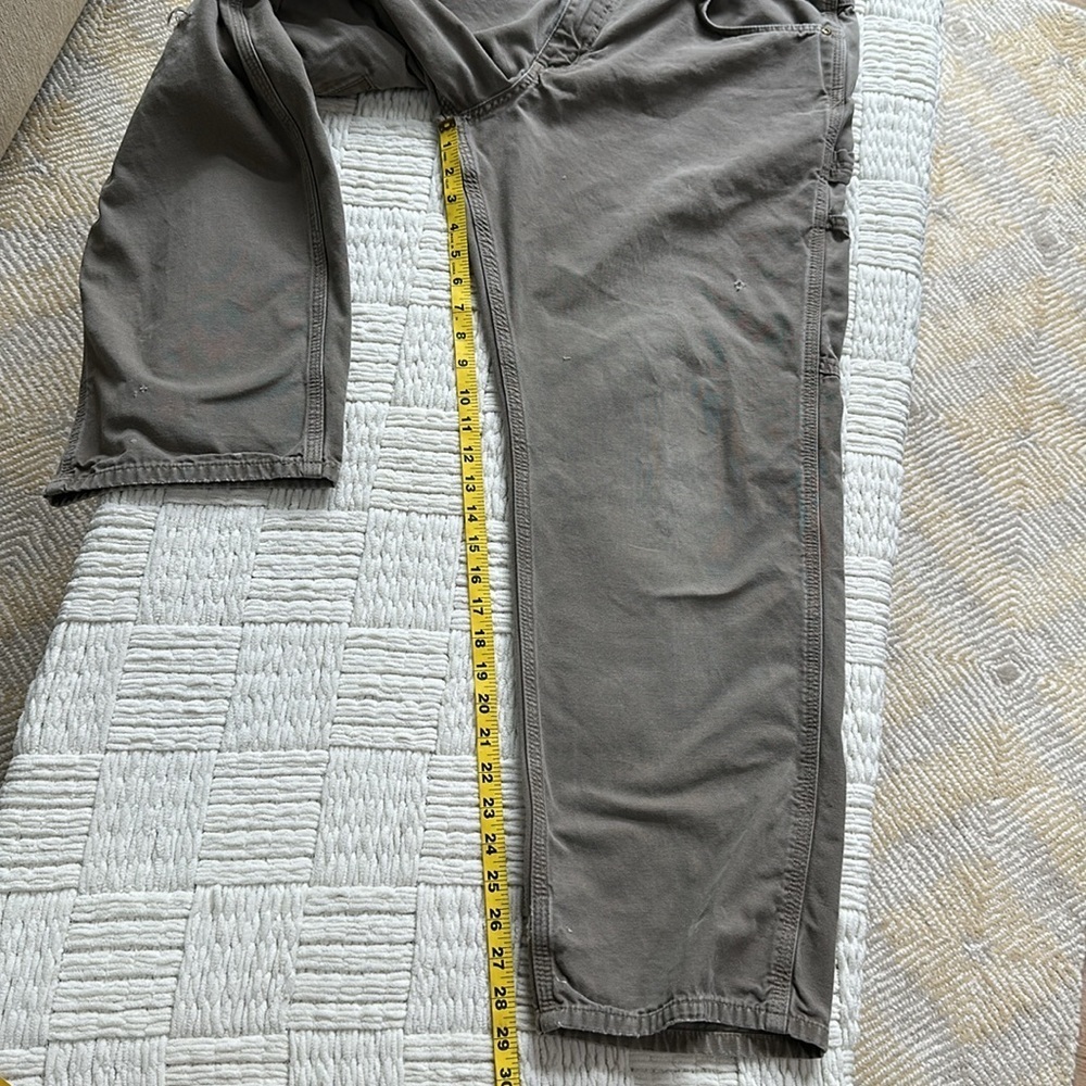 Carhartt distressed carpenter pants with some stains and holes. #10015 - Picture 11 of 11